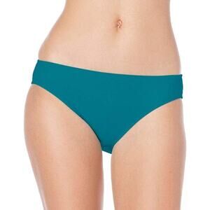 La Blanca Womens Island Goddess Solid Hipster Swimsuit Bottom Marina 16 NEW